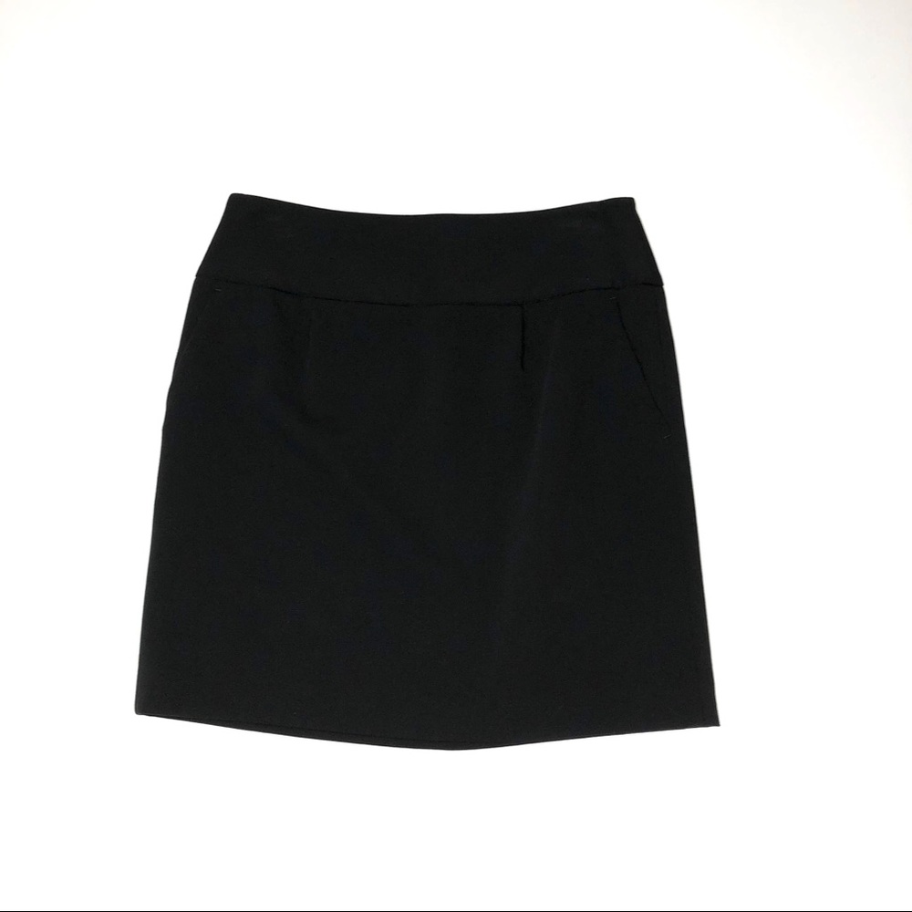 LOFT Black Stretch Pencil Skirt